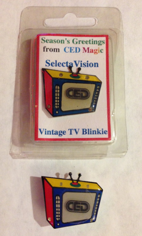 Christmas 2006 Holiday Gift Vintage Television Blinkie