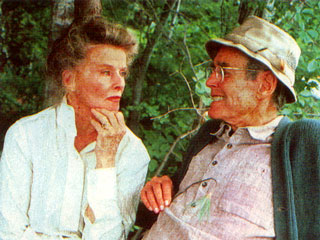 Katharine Hepburn and Henry Fonda Oscars for On Golden Pond March 29, 1982