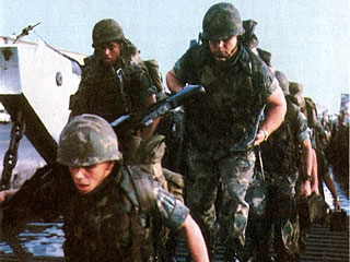 U.S. Marines Land in Lebanon to Join Peacekeeping Force August 25, 1982